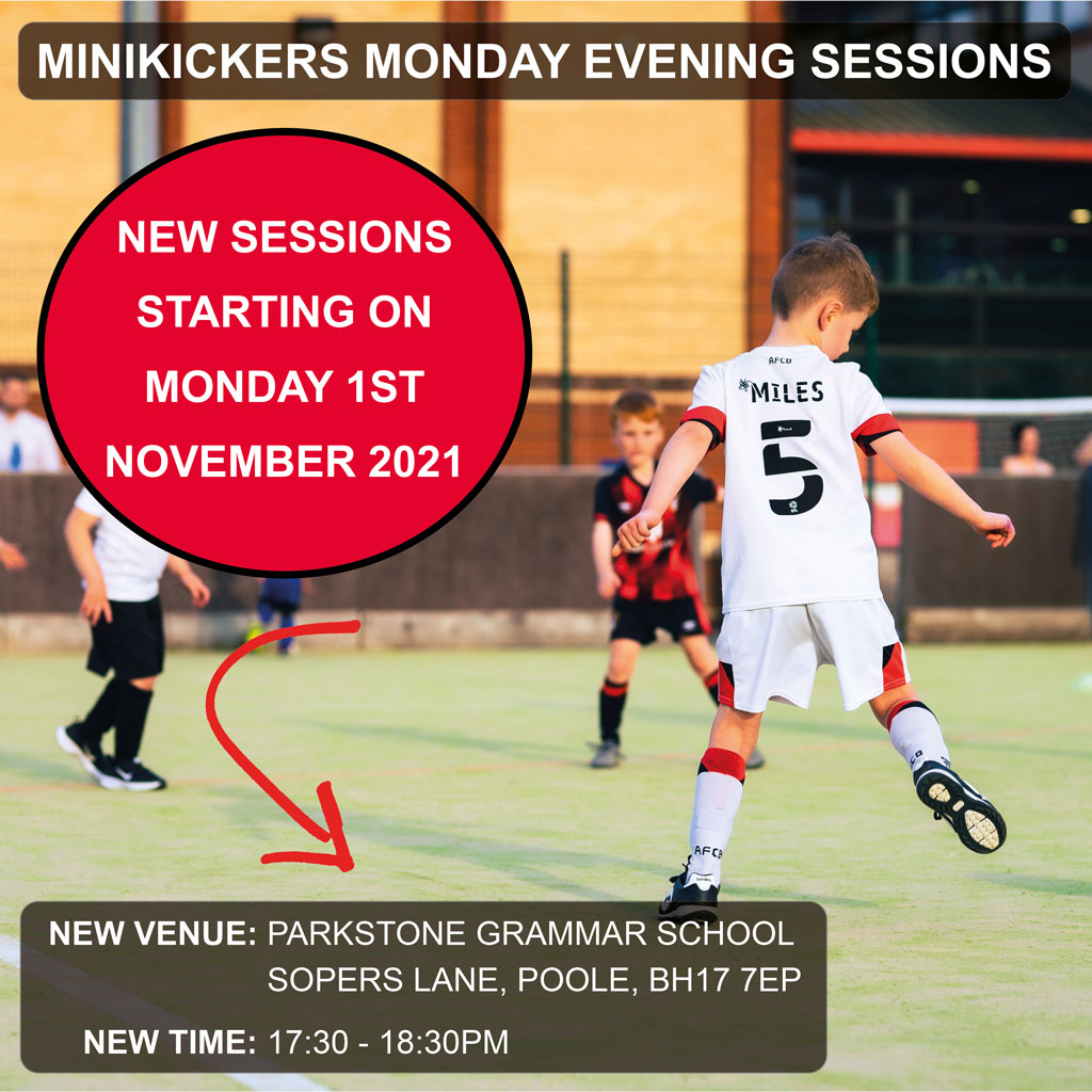 Monday MiniKickers location and time change