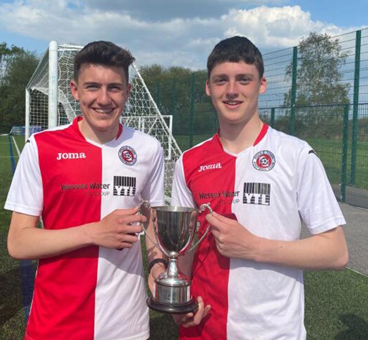 Poole Town Wessex U18s League Cup Double