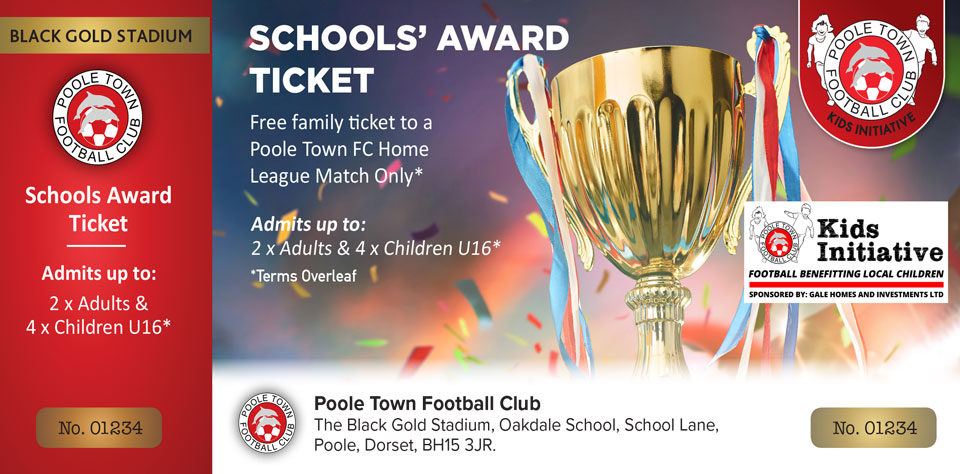 Schools Award Ticket