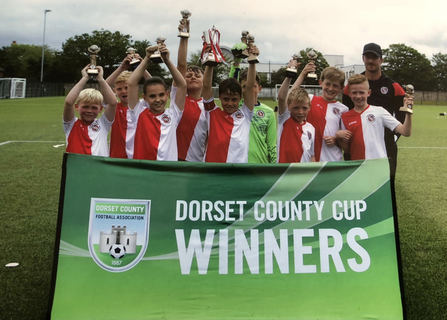 Poole Town Under 10s Dorset County Cup Win